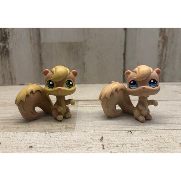 Littlest Pet Shop LPS Vintage Squirrels lot EUC - Picture 1 of 3